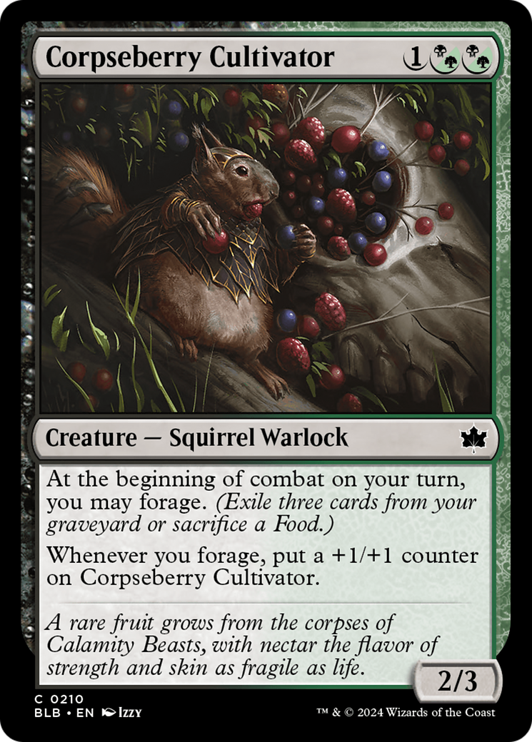 Corpseberry Cultivator [Bloomburrow] Foil