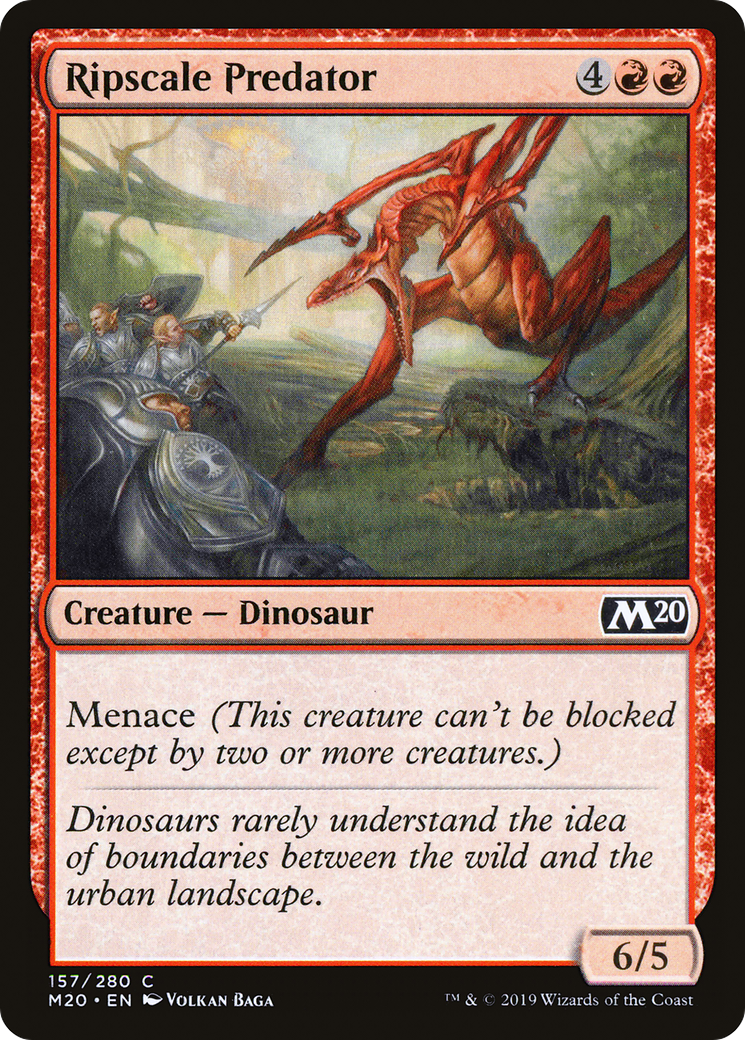 Ripscale Predator [Core Set 2020] Foil