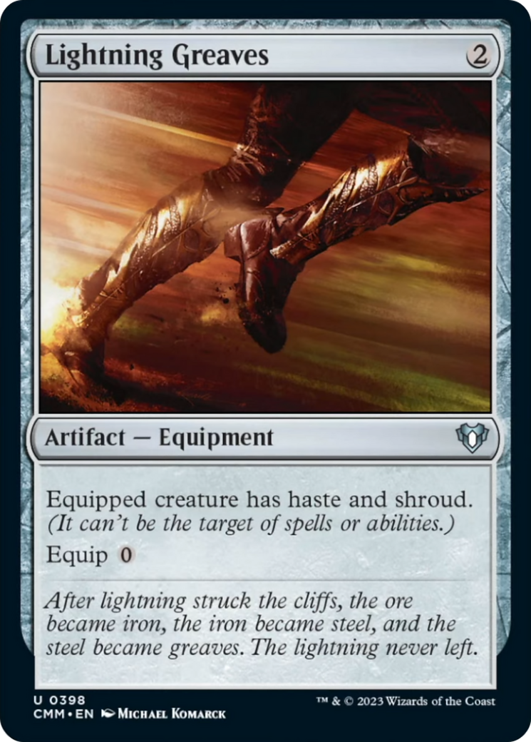 Lightning Greaves [Commander Masters] | Silver Goblin