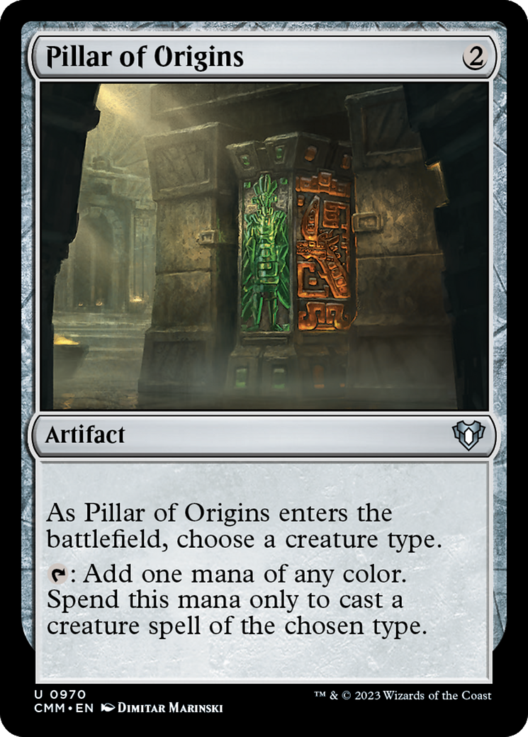 Pillar of Origins [Commander Masters] | Silver Goblin