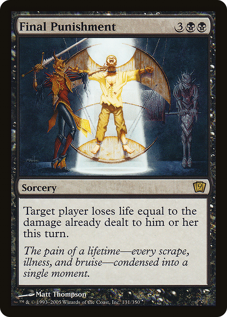 Final Punishment (131) Foil - Ninth Edition