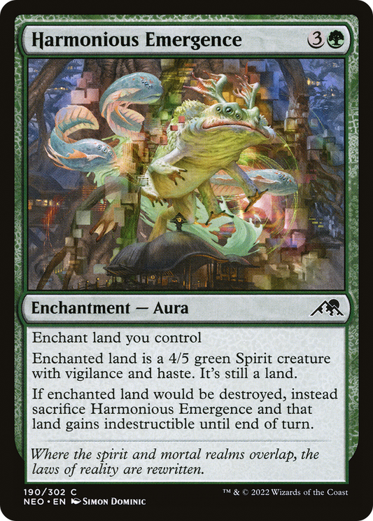 Harmonious Emergence [Kamigawa: Neon Dynasty] Foil
