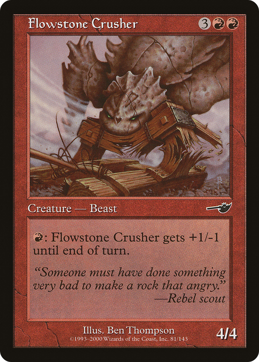 Flowstone Crusher [Nemesis] Foil