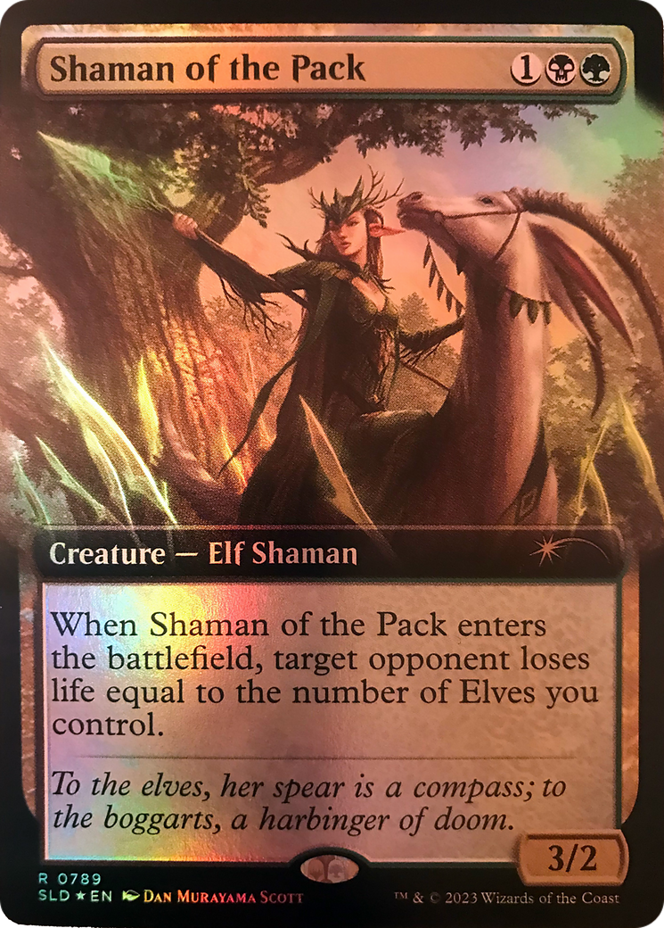 Shaman of the Pack (Extended Art) [Secret Lair Drop Series] | Silver Goblin