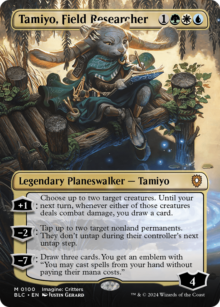 Tamiyo, Field Researcher (Borderless) [Bloomburrow Commander] | Silver Goblin