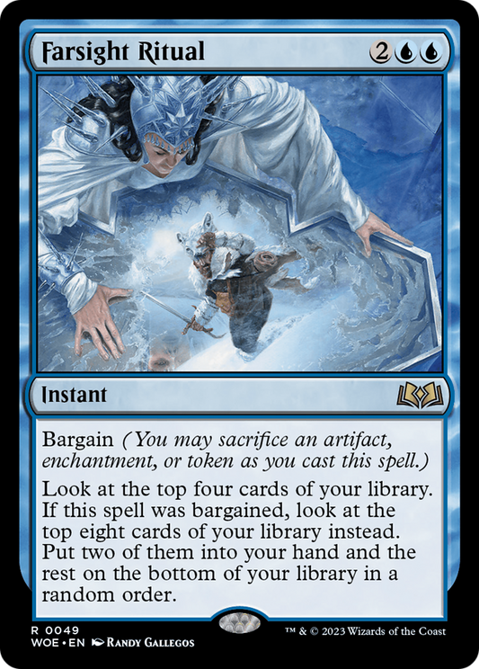 Farsight Ritual [Wilds of Eldraine] Foil