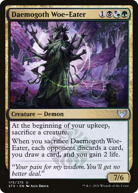 Daemogoth Woe-Eater [Strixhaven: School of Mages] Foil