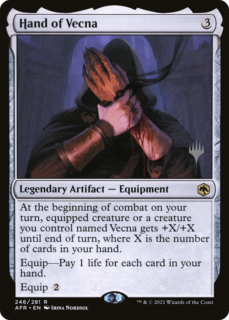 Hand of Vecna (Promo Pack) [Dungeons & Dragons: Adventures in the Forgotten Realms Promos] Foil