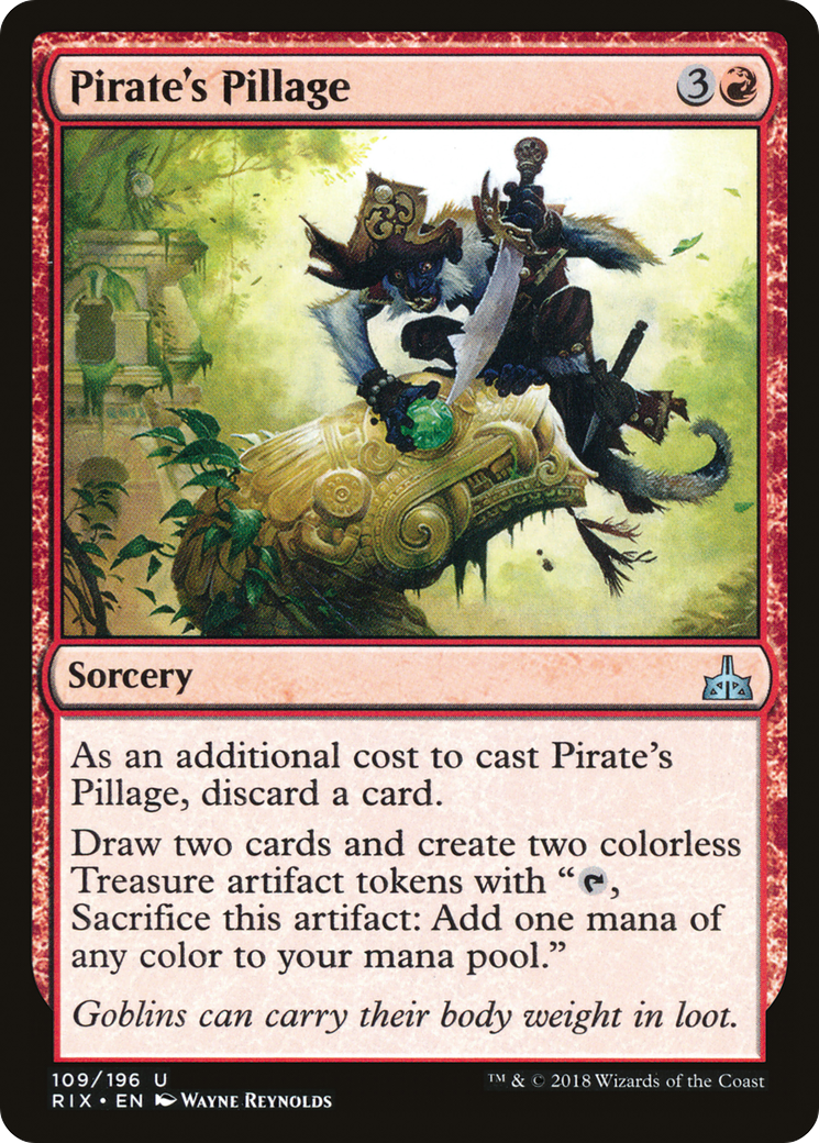 Pirate's Pillage [Rivals of Ixalan] Foil