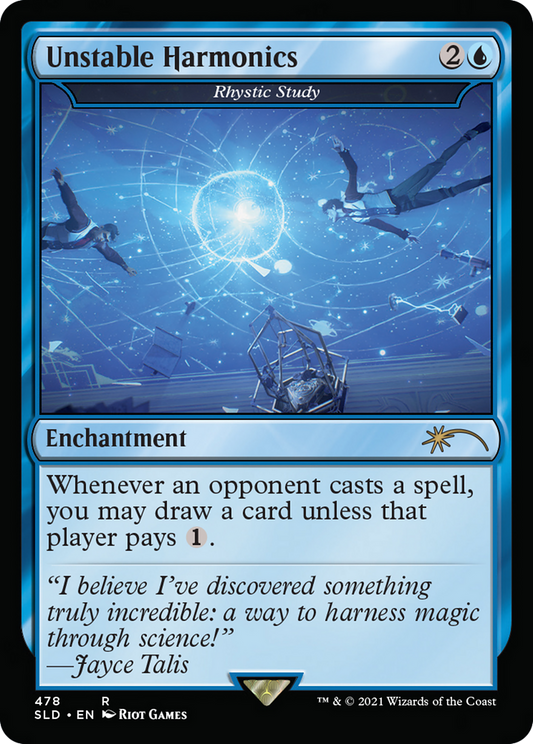 Rhystic Study - Unstable Harmonics [Secret Lair Drop Series] Foil