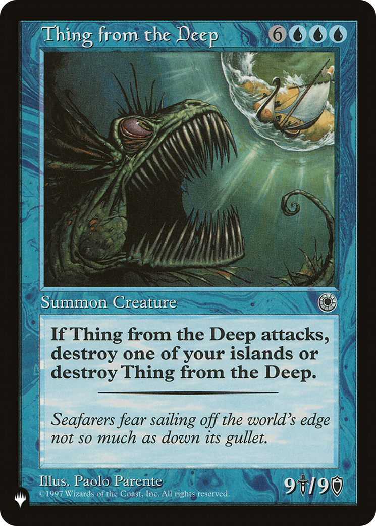 Thing from the Deep [The List] | Silver Goblin