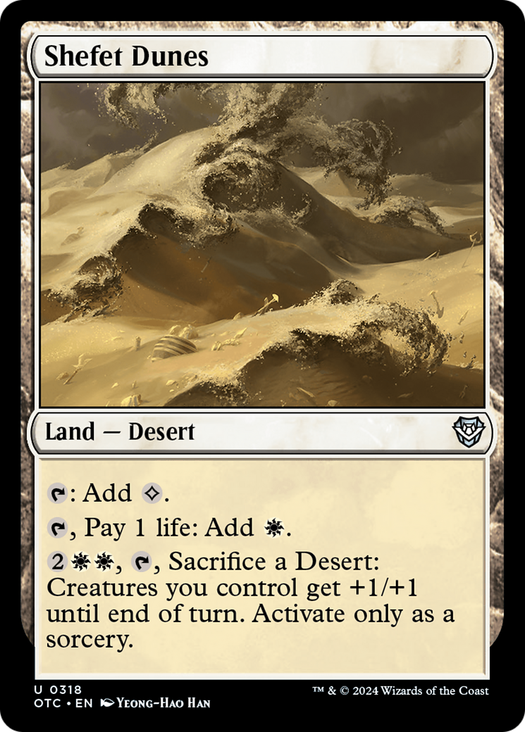 Shefet Dunes [Outlaws of Thunder Junction Commander]