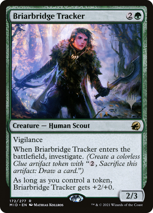 Briarbridge Tracker (Promo Pack) [Innistrad: Midnight Hunt Promos] Foil