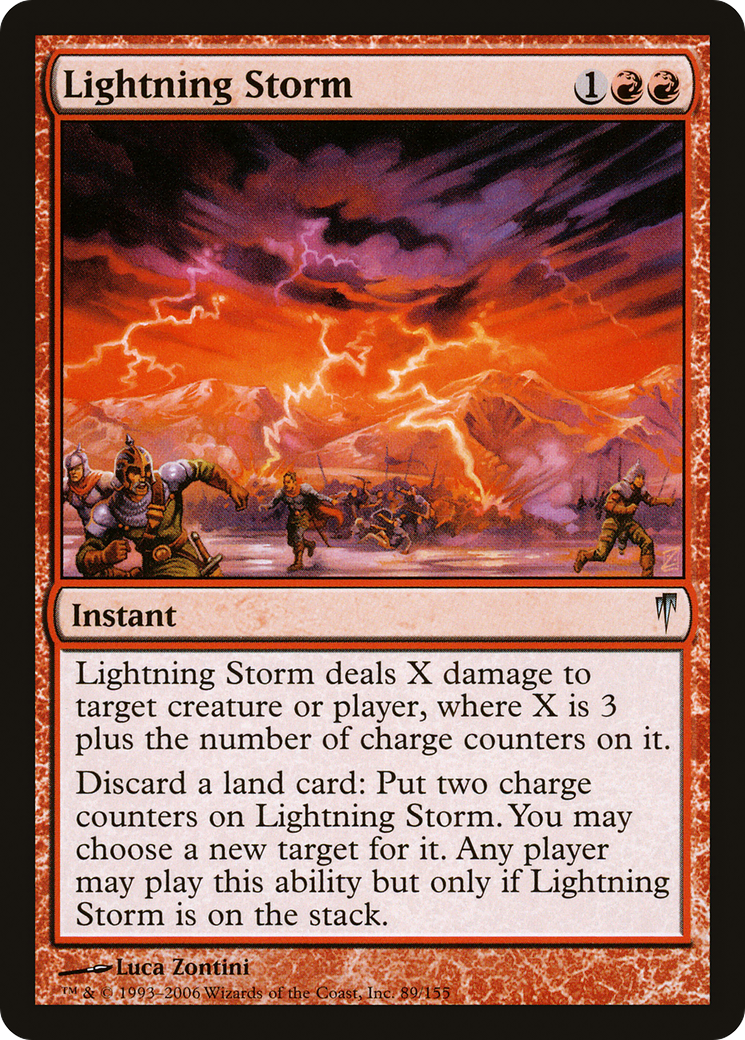 Lightning Storm [Coldsnap] Foil