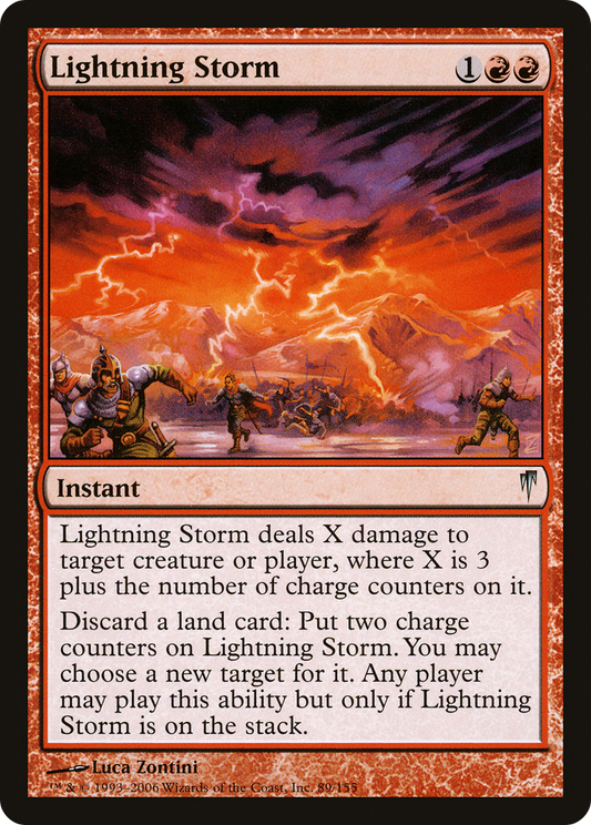Lightning Storm [Coldsnap] Foil
