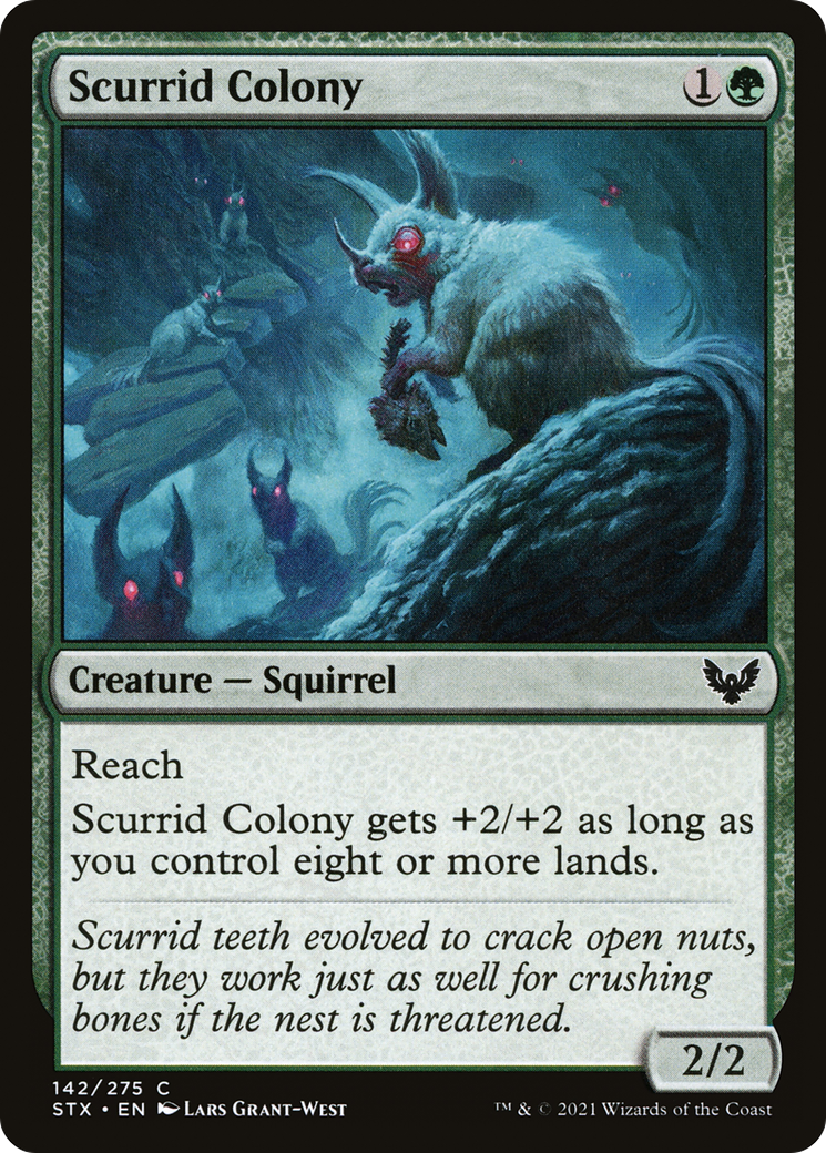 Scurrid Colony [Strixhaven: School of Mages] Foil