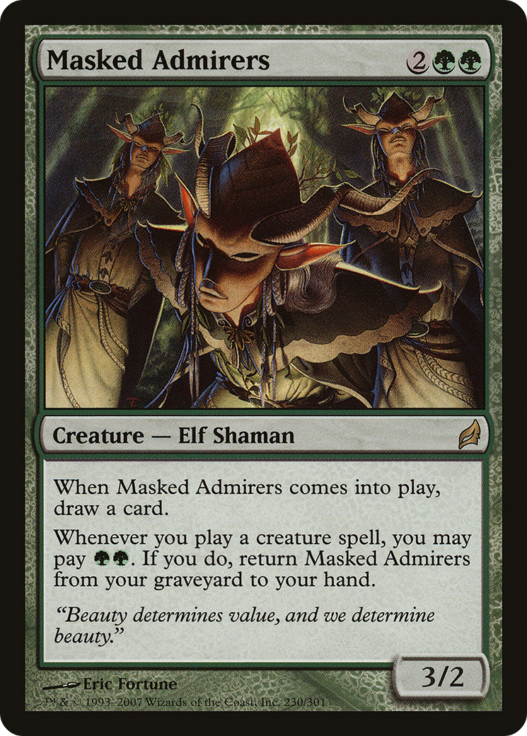 Masked Admirers [Lorwyn] Foil
