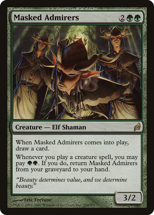 Masked Admirers [Lorwyn] Foil