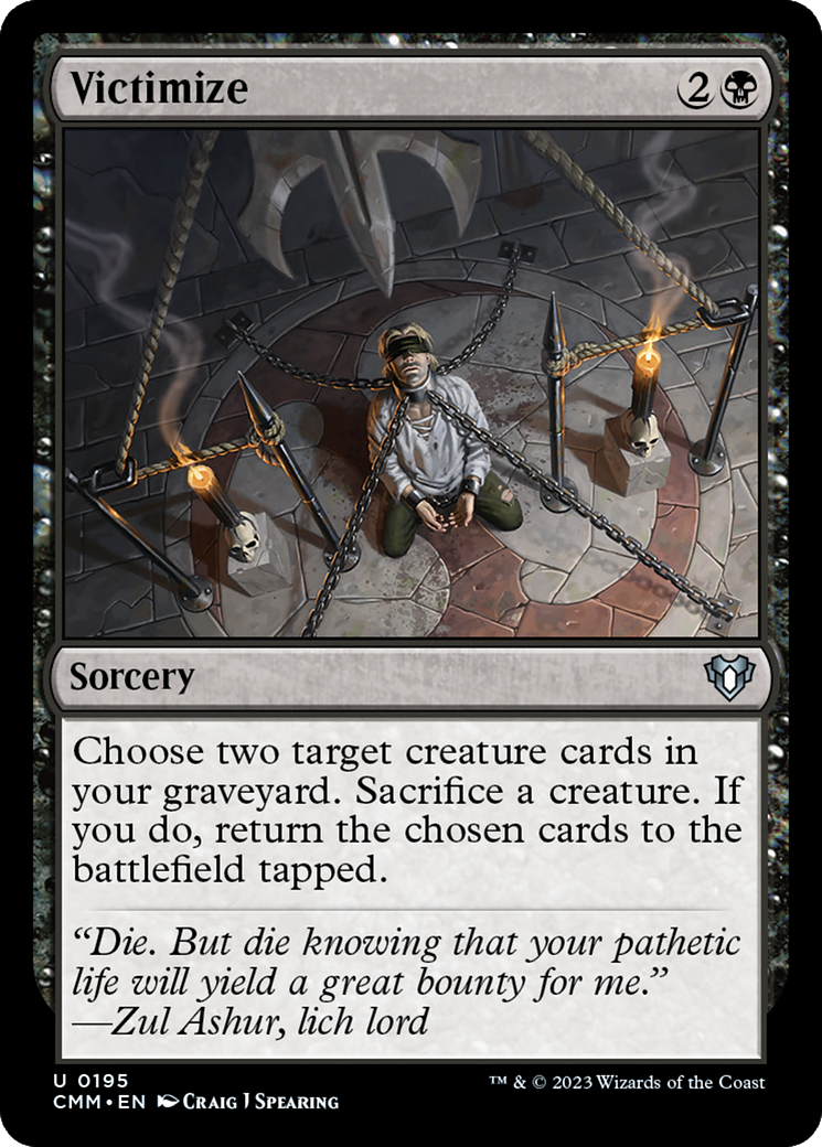 Victimize [Commander Masters] Foil