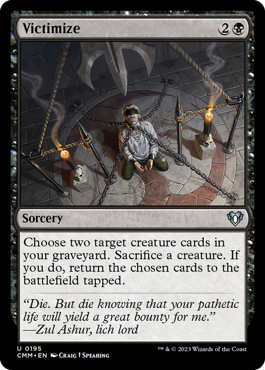Victimize [Commander Masters] Foil