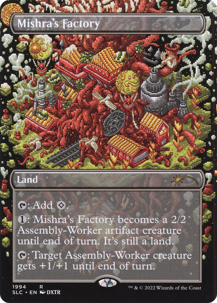 Mishra's Factory (Borderless) [Secret Lair 30th Anniversary Countdown Kit] Foil