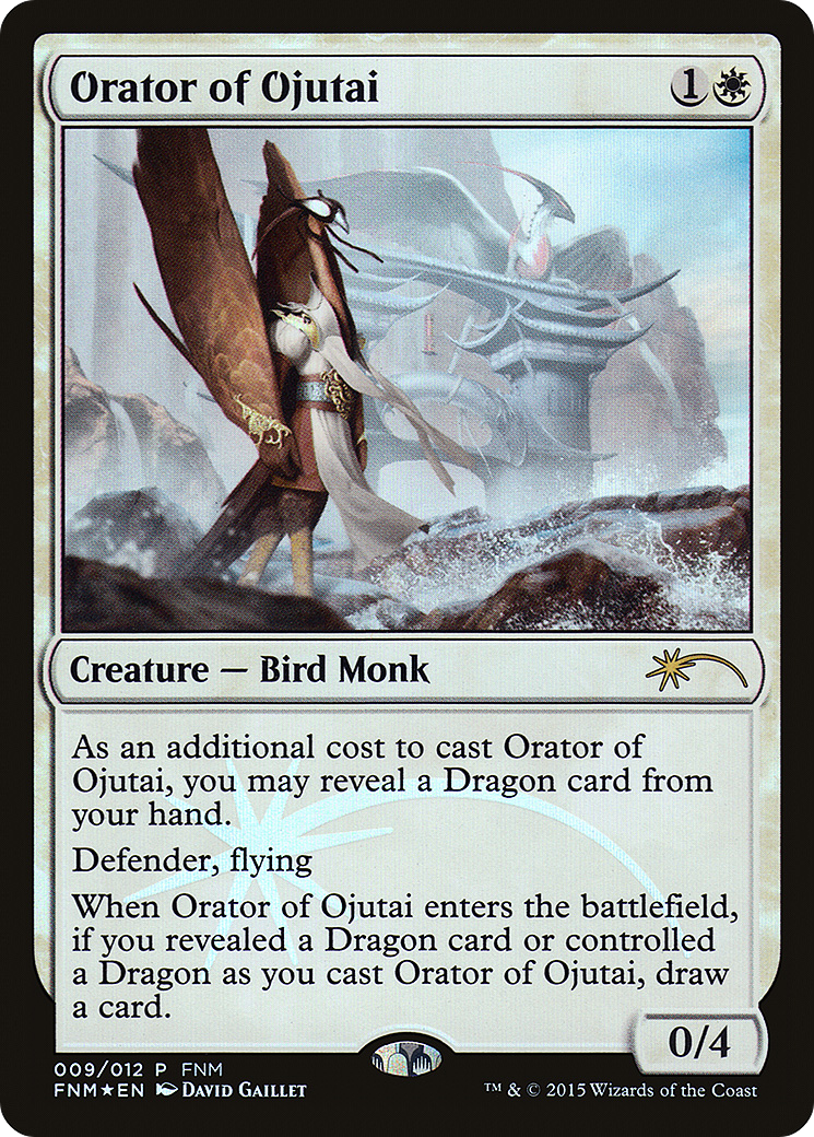 Orator of Ojutai (009) Foil - Friday Night Magic 2015