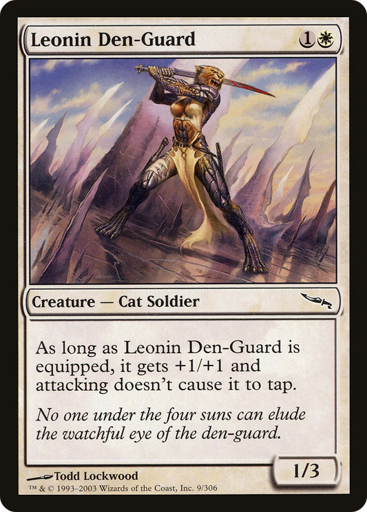 Leonin Den-Guard [Mirrodin] Foil