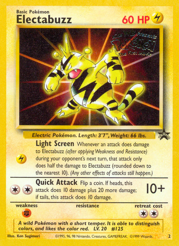 Electabuzz (2) [Wizards of the Coast: Black Star Promos] | Silver Goblin