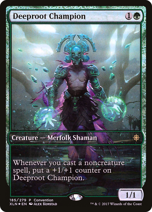 Deeproot Champion (Convention) (Full Art) [Ixalan Promos]