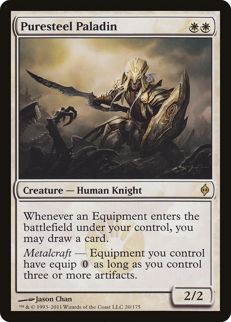 Puresteel Paladin (020) Foil - New Phyrexia