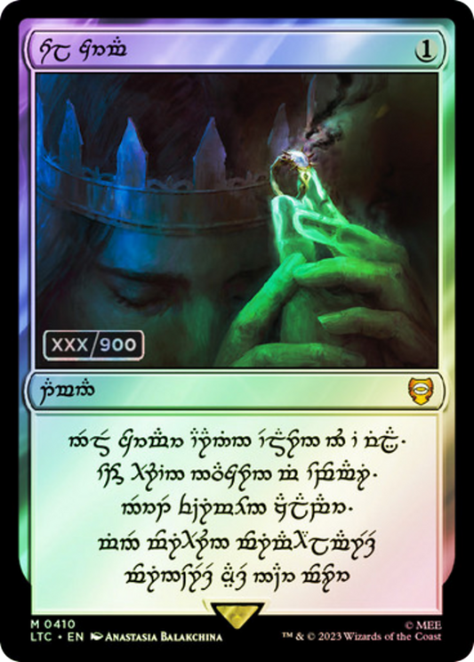 Sol Ring (410) (Human Serialized) [The Lord of the Rings: Tales of Middle-Earth Commander] Foil
