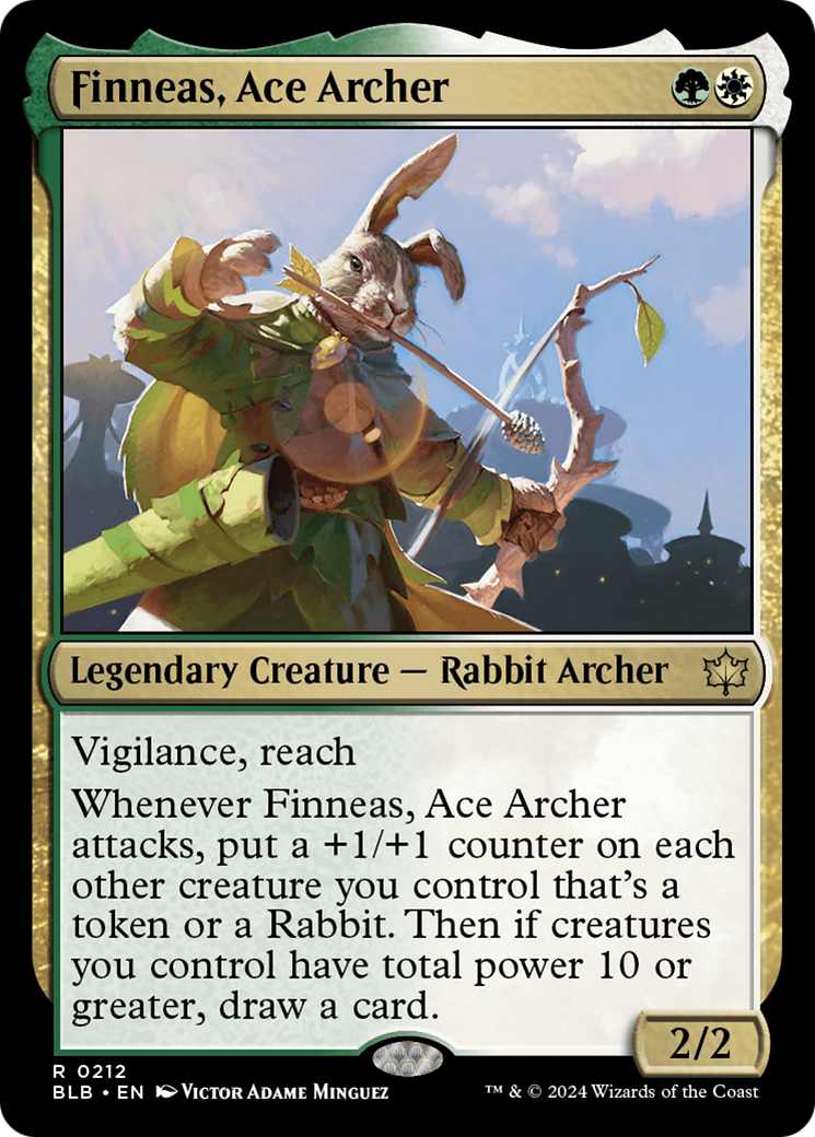 Finneas, Ace Archer [Bloomburrow] | Silver Goblin
