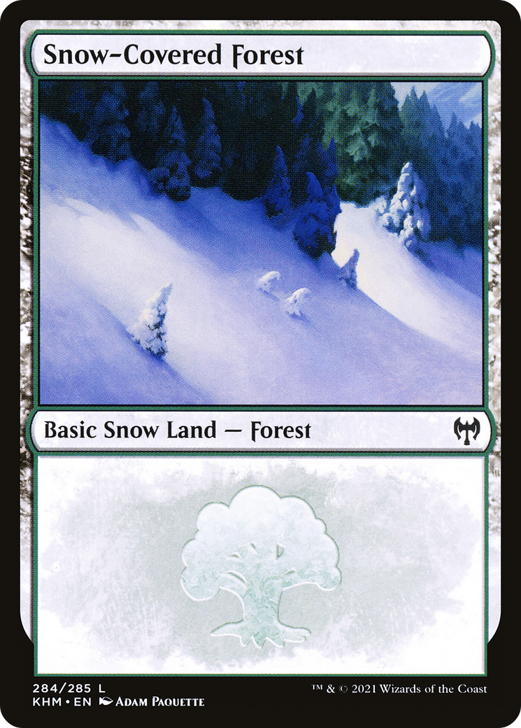 Snow-Covered Forest (284) [Kaldheim] | Silver Goblin