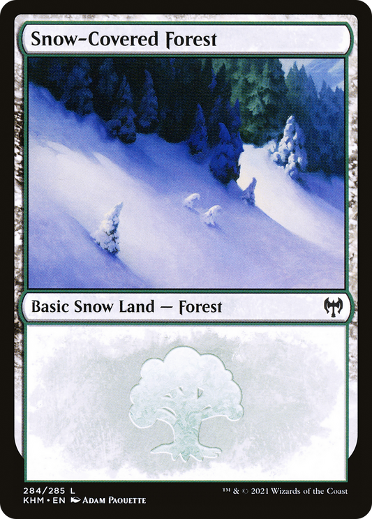 Snow-Covered Forest (284) [Kaldheim] Foil