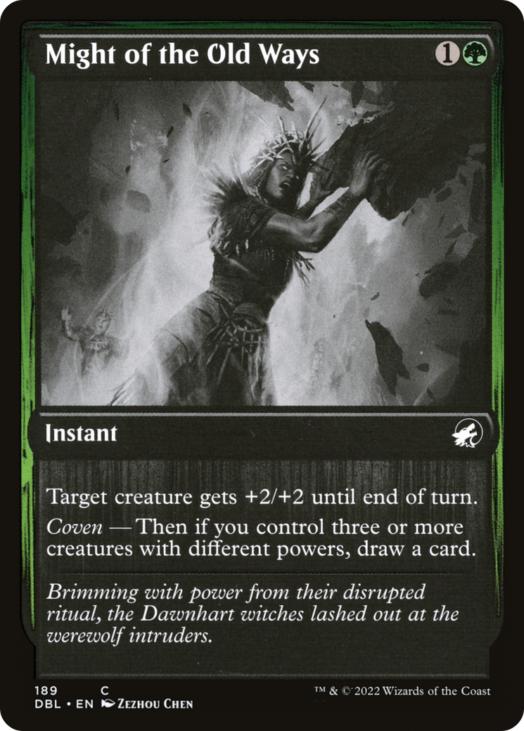 Might of the Old Ways [Innistrad: Double Feature] Foil