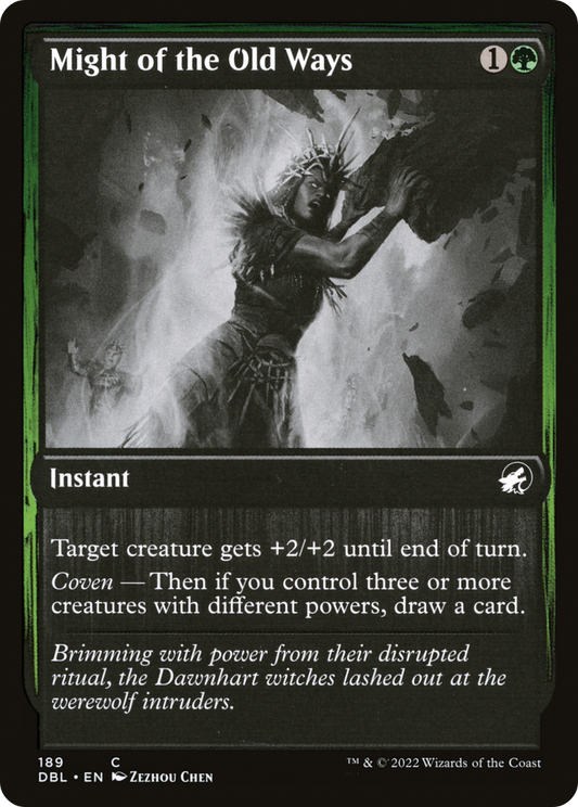 Might of the Old Ways [Innistrad: Double Feature] Foil
