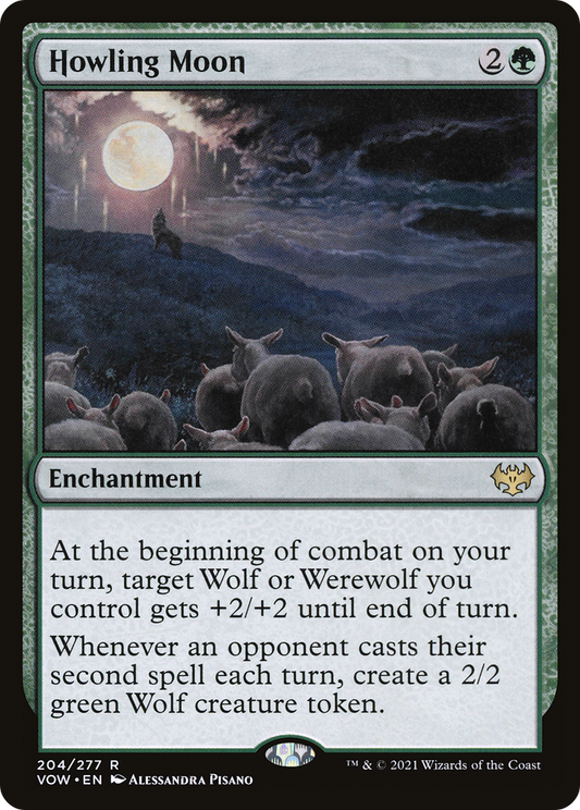 Howling Moon [Innistrad: Crimson Vow] Foil