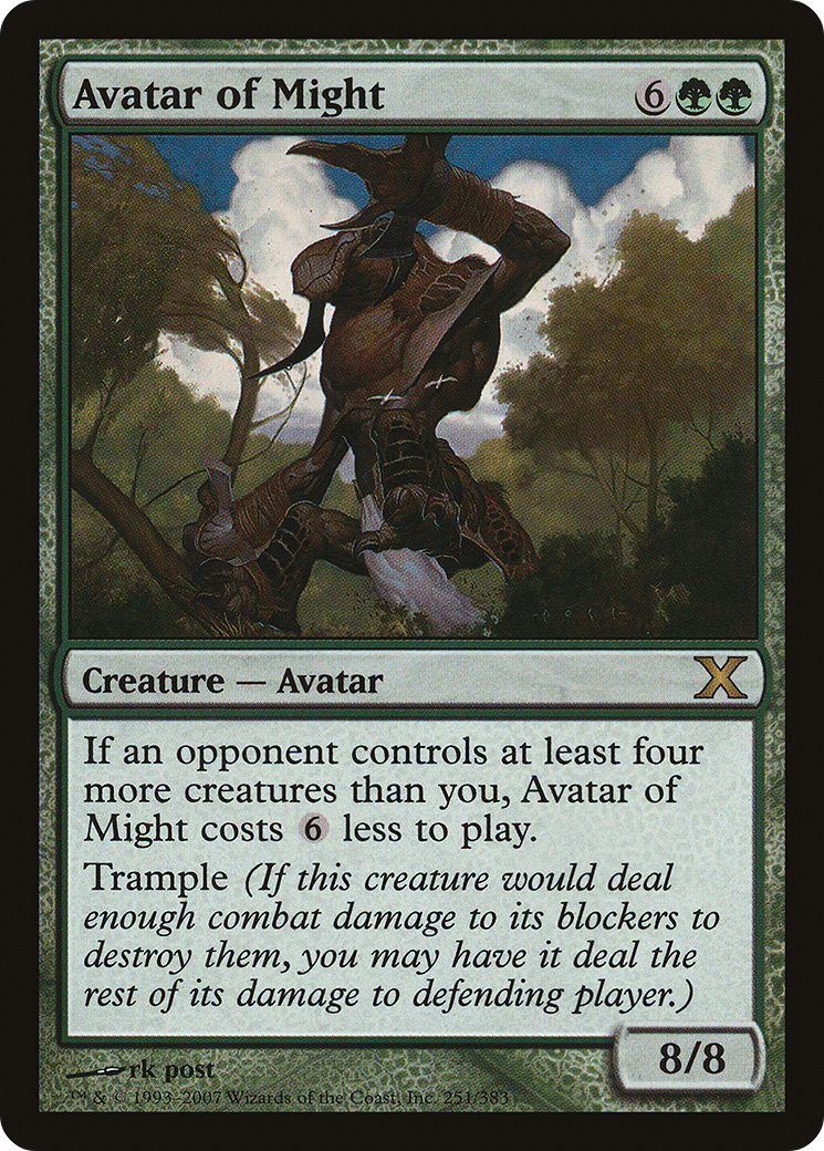 Avatar of Might (251) - Tenth Edition