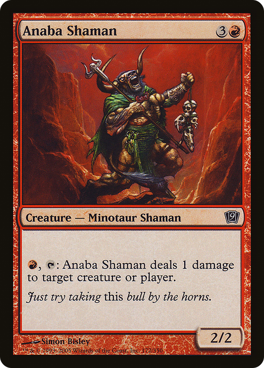 Anaba Shaman (172) Foil - Ninth Edition