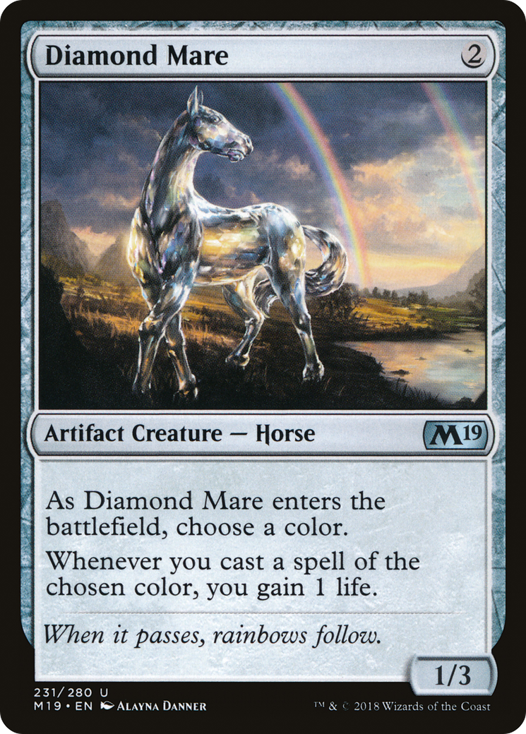 Diamond Mare [Core Set 2019] | Silver Goblin