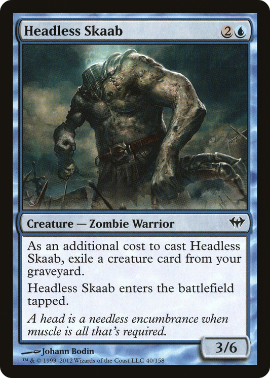 Headless Skaab [Dark Ascension] Foil