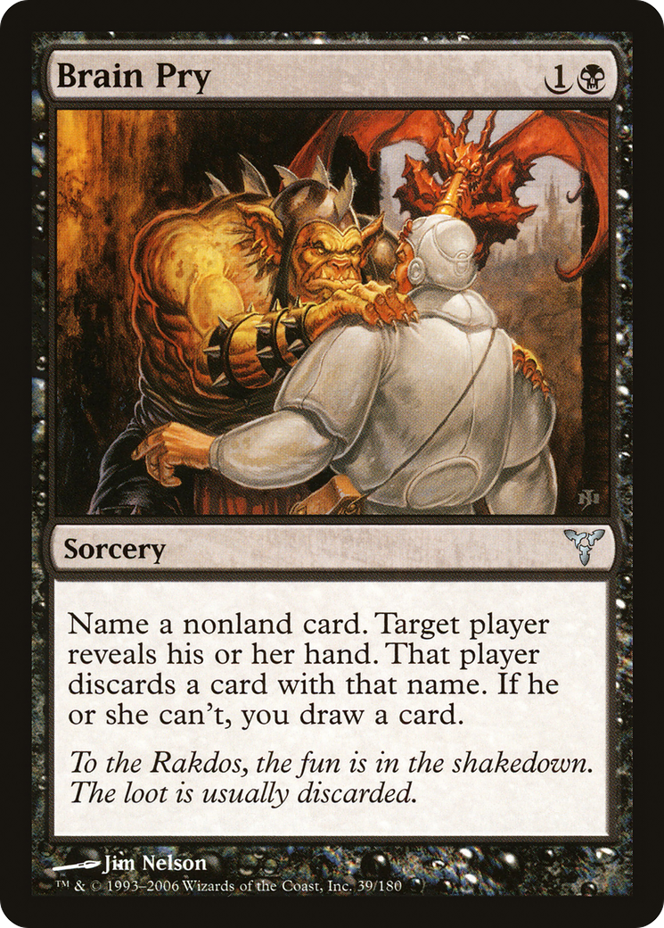 Brain Pry [Dissension] Foil