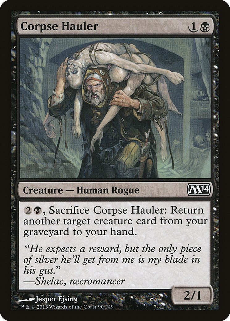 Corpse Hauler [Magic 2014] Foil