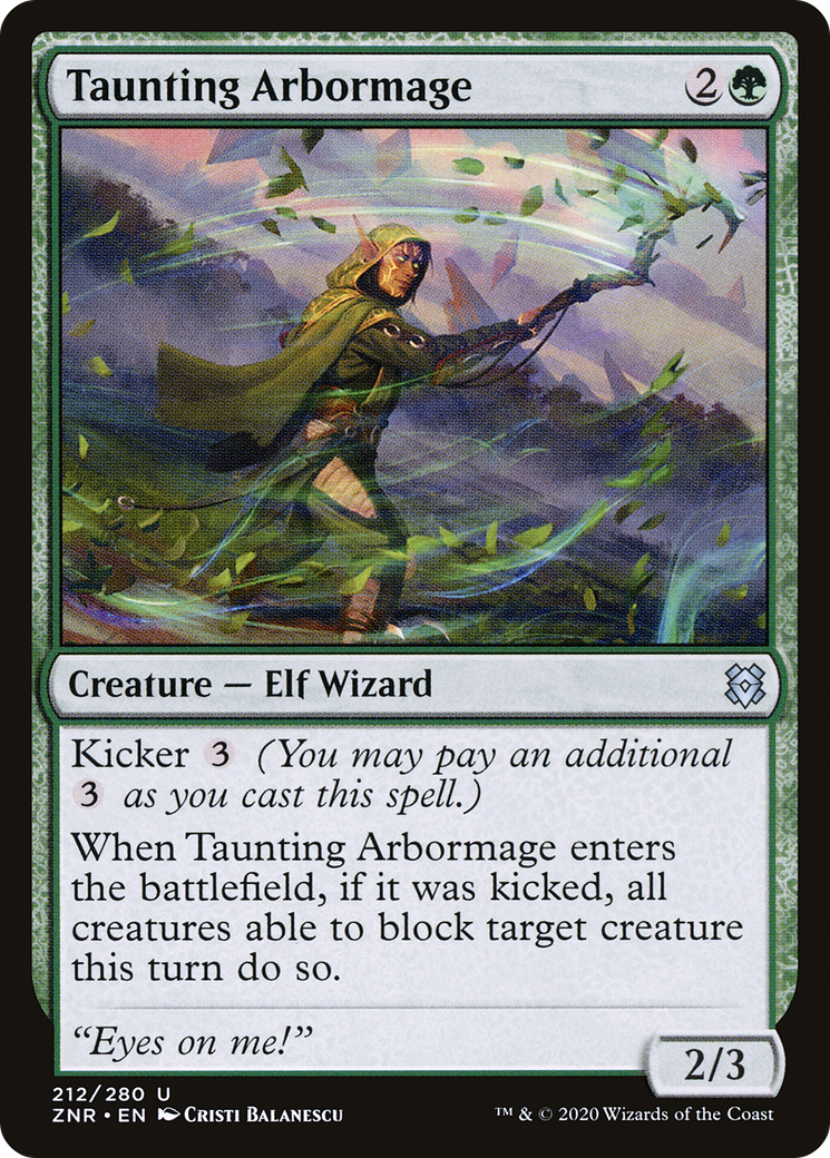 Taunting Arbormage (212) - Zendikar Rising