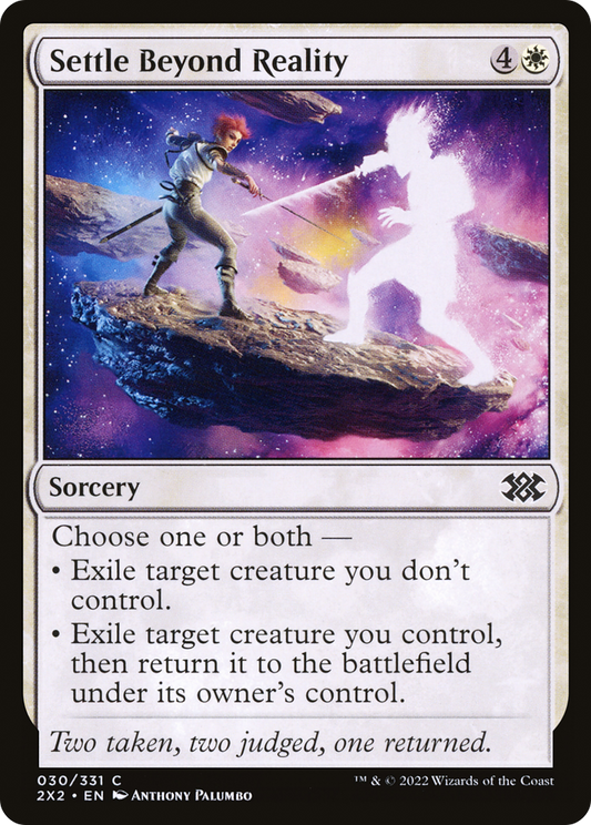 Settle Beyond Reality [Double Masters 2022] Foil