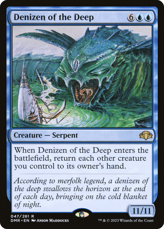 Denizen of the Deep [Dominaria Remastered] Foil