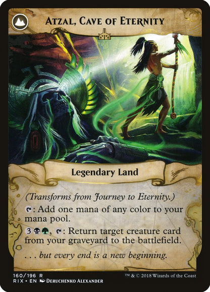 Journey to Eternity // Atzal, Cave of Eternity (160) Foil - Rivals of Ixalan
