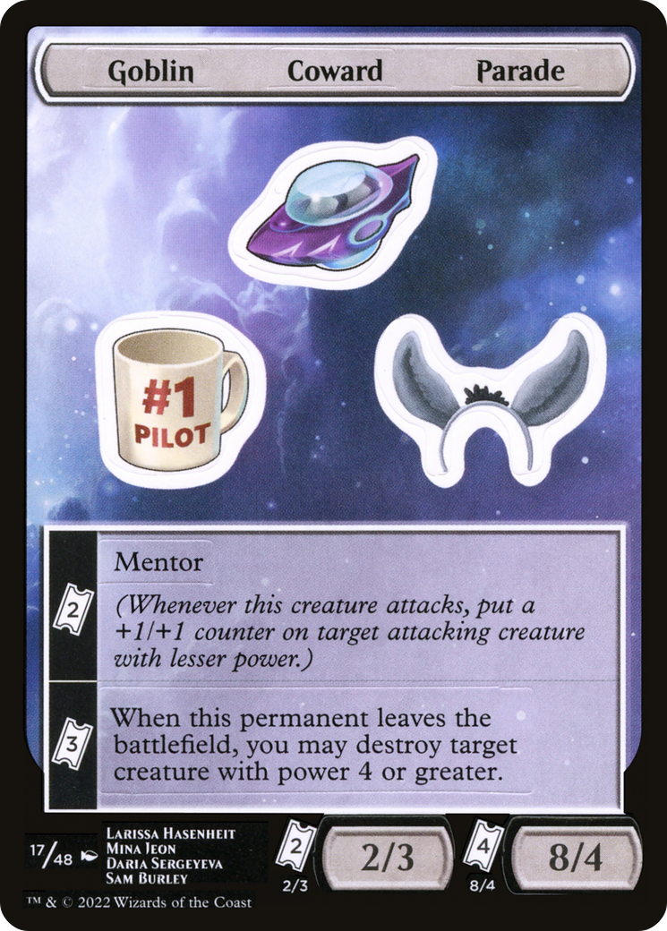 Goblin Coward Parade [Unfinity Stickers]