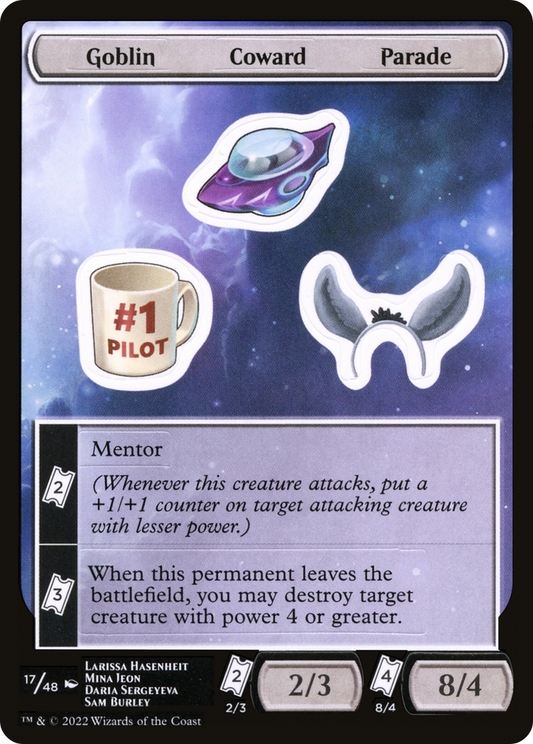 Goblin Coward Parade [Unfinity Stickers]