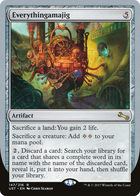 Everythingamajig ("Sacrifice a Land") [Unstable] Foil